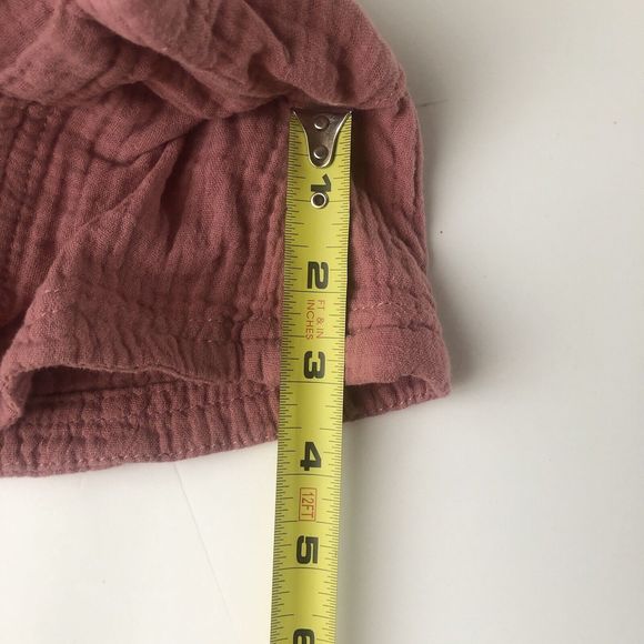 Cynthia Rowley Pink Blush Cotton Shorts Womens XS With Pockets - Picture 9 of 9